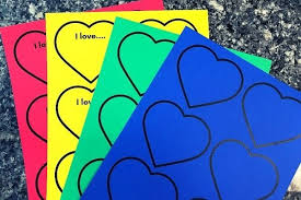 free heart template printables to share the love today