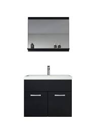 Discover our bathroom vanity units in modern and traditional designs. Badplaats B V Bathroom Furniture Set Montreal 02 60cm Basin Black High Gloss Storage Cabinet Vanity Unit Sink Furniture Buy Online In Dominica At Dominica Desertcart Com Productid 57663161