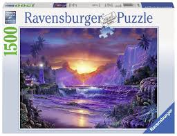 1500 piece jigsaw puzzles ravensburger. Sunrise In Paradise 1500 Piece Jigsaw Puzzle Ravensburger
