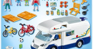 Playmobil 4859 Grote Familie Kampeerwagen Camping Car Playmobil Camping Car Jouet
