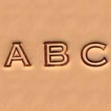 Get the best deals on alphabet stamps and find everything you'll need to make your. Alphabet Stamp Set 1 4 0 6 Cm Open Face Leather Stamps Alphabet Stamps Stamp Set