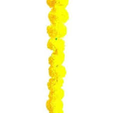 Maybe you would like to learn more about one of these? Artificial Marigold Flowers Yellow Pom Pom Fluffy Garland 1 5m Ebay