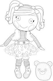 Every day is a good day to color. Lalaloopsy Coloring Pages Birthday Printable