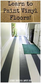 How To Paint Vinyl Floors Long Lasting Results With Images Painted Vinyl Floors Linoleum Flooring Flooring