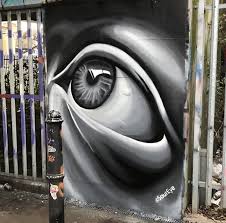 Sour Eye In Nomadic Community Garden Shoreditch London 2018 Street Art London Street Art Art