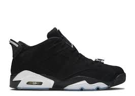 Air Jordan 6 Retro Low Chrome Air Jordan 304401 003 Black Metallic Silver White Flight Club