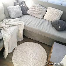 Teppich Kissen Decke Gestrickt Und Gehakelt Textilgarn Decke Stricken Hakeln Textil