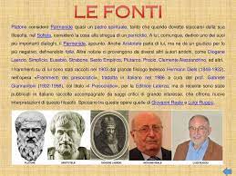 Per di più, parmenide non vede contraddizione in questo. Parmenide Online Presentation