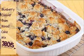 Blueberry Cake Mix Cobbler Recipe Recipe Easy Blueberry Cobbler Blueberry Dump Cakes Cobbler Recipes