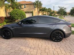 Tesla model 3 2021 standard range plus specs, trims & colors. My Model 3 Is Now Complete 19in Satin Black Oem Wheels Tires Installed Today Out With The 18in Ones Teslamodel3