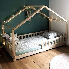 pin by ann berget on chambres twins diy toddler bed toddler house bed house frame bed