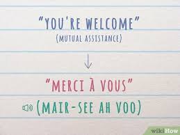 More french words for help yourself. 4 Ways To Say You Re Welcome In French Wikihow