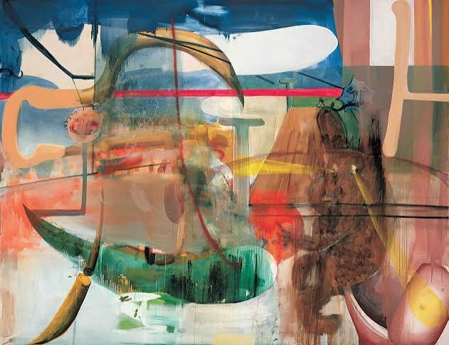 Work by Albert Oehlen