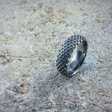 Golfer Mens Titanium Ring Titanium Rings For Men Titanium Engagement Rings Titanium Wedding Rings