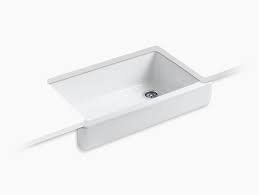 30 inch retro fit copper single bowl apron farmhouse sink. Whitehaven Self Trimming 35 Undermount Single Bowl Kitchen Sink W Short Apron K 6488 Kohler Kohler