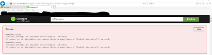 Getting Invalid Attempt To Iterate Non Iterable Instance For Springdoc Open Api Swagger On Ie Stack Overflow