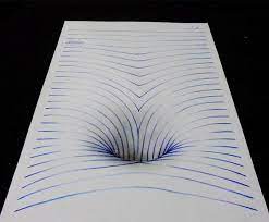 Drawing a cool 3d hole optical illusion.materials used: Teenage Artist Warps Notebook Paper Into 3d Drawings