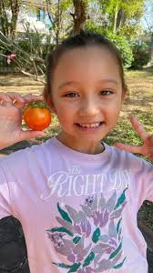 Back to Land Life 6 Months On Olivia’s First Tomato 🍅, Today, Olivia  picked her first homegrown tomato since we returned from sailing the world.  , It reminded us how much life parallels ...
