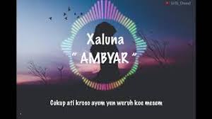Lirik Lagu Xaluna Aku Mundur Terkini Banget