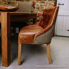 Buy affordable wooden benches from jysk. Leather Dining Bench Harris Tweed Dining Bench Curiosity Interiors