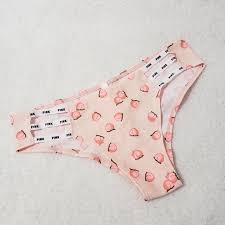Pink Victoria S Secret Intimates Sleepwear Pink Vs Peach Print Cheekster Panty Poshmark