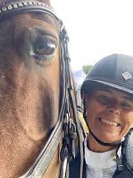 Lauren Ross and Irena G winners of the Stoner Jewellers 1.20m Open  Championship. The pair qualified through to a 10-horse jump-off and took  the title, with Isabelle Cook and Cymoon “F” Z