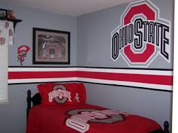 Cody S Ohio State Buckeye Bedroom Ohio State Bedroom Ohio State Rooms Ohio State Decor