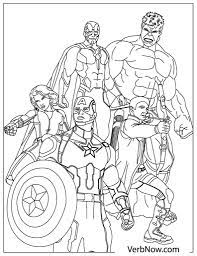 For boys and girls, kids and adults, teenagers and toddlers, preschoolers and older kids at school. Free Avengers Coloring Pages For Download Printable Pdf