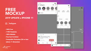 Download Free Instagram Mockup 2019 On Behance