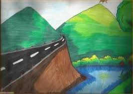 19 Menggambar Pemandangan Yg Indah Dan Mudah Pemandangan Alam Sendiri Umumnya Selalu Terdiri Dari Beberapa Bagian Seperti P Di 2020 Gambar Gambar Kartun Pemandangan