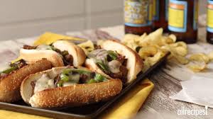 Thinly sliced steak with peppers, onions, provolone and american cheese! Philly Steak Sandwich Video Allrecipes Com