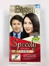 To cover gray or white hair, to change to a color regarded as more fashionable or desirable. Bigen Speedy Hair Color Dark Brown Walmart Canada