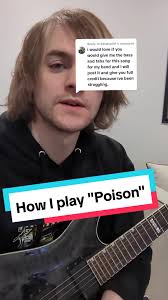 Replying to @katakarin1 Here's a walkthrough of how I play my version of  the Hazbin Hotel song "Poison" ™️ #hazbinhotel #poison #guitar #cover #fun  #lol