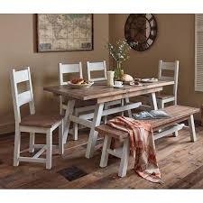 Choose from contactless same day delivery, drive up and more. August Grove Scotland Extendable Dining Set With 2 Benches Reviews Wayfair Co Uk