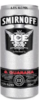 Platinum distillers have come up with their own guarana drink, calling it momentum ice guarana. Smirnoff Ice Double Black Guarana Cans 250ml Smirnoff Ice Double Black Smirnoff Ice Smirnoff