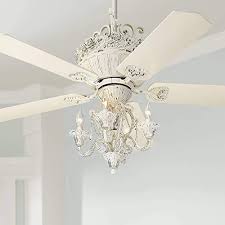 Ceiling fanthe merwry matte black 52 in. New 52 Casa Vintage Chic Ceiling Fan With Light Led Dimmable Crystal Chandelier Rubbed White For L White Ceiling Fan Elegant Ceiling Fan Ceiling Fan With Light