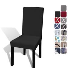 4.7 out of 5 stars with 296 ratings. Hzdhclh Chair Covers Slipcovers Stretch Removable Washable Short Dining Chair Protector Cover Seat For Hotel Dining Room Ceremony Black 6 Pcs Buy Online In Guyana At Desertcart 127962131