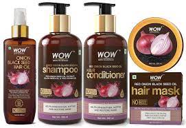 Who's doctor has told them this? Buy Wow Skin Science Onion Black Seed Oil Hair Care Ultimate 4 Kit Shampoo Hair Conditioner Hair Oil Hair Mask Online At Low Prices In India Amazon In