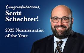 Scott Schechter, NGC Chief Numismatist and Finalizer, Selected 2025  Numismatist of the Year