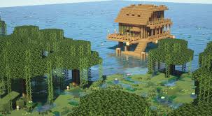 Maybe you prefer to be lower to the ground, like bdashu from reddit does. Pin By Ion On Minecraft Minecraft Water House Minecraft Farm Cool Minecraft Houses