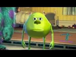 Mike Wazowski Meme Face Dark