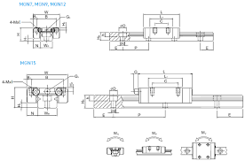 Technical Details For Hiwin Miniature Mgn Linear Slides
