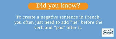 Check spelling or type a new query. The 2 Words You Need To Create Negative Sentences In French