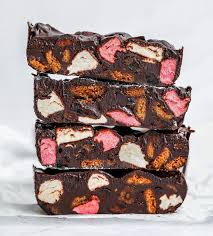 Healthy rocky road recipe by indy power. Vegan Biscoff Rocky Road Uk Health Blog Nadia S Healthy Kitchen