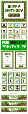 You can personalize them easily before printing. Free Minecraft Printables Pdf Novocom Top