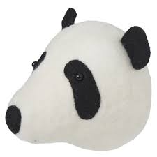 Trophee Panda Wylie Noir Et Blanc Panda Noir Et Noir Et Blanc