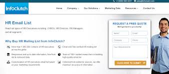Hr Executives Email List Infoclutch Email List Marketing Data List