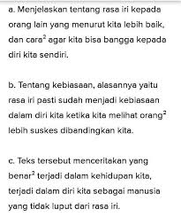 Check spelling or type a new query. 1 Bacalah Dengan Cermat Teks Di Bawah Ini Kemudian Jawablah Pertanyaan Pertanyaan Yang Brainly Co Id