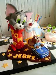 Tom Jerry Cake Children S Birthday Cakes Tom And Jerry Cake Cartoon Cake Childrens Birthday Cakes