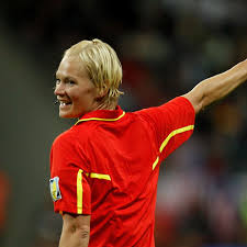 She has refereed at the women's world cup and the women's euro for several years. Bibiana Steinhaus Set To Become First Female Referee In The Bundesliga Fear The Wall